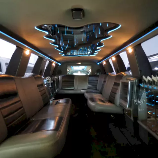 Ford Excursion Stretch Limo interior