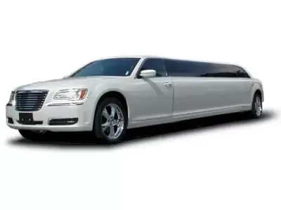 White Chrysler 300 Stretch Limousine